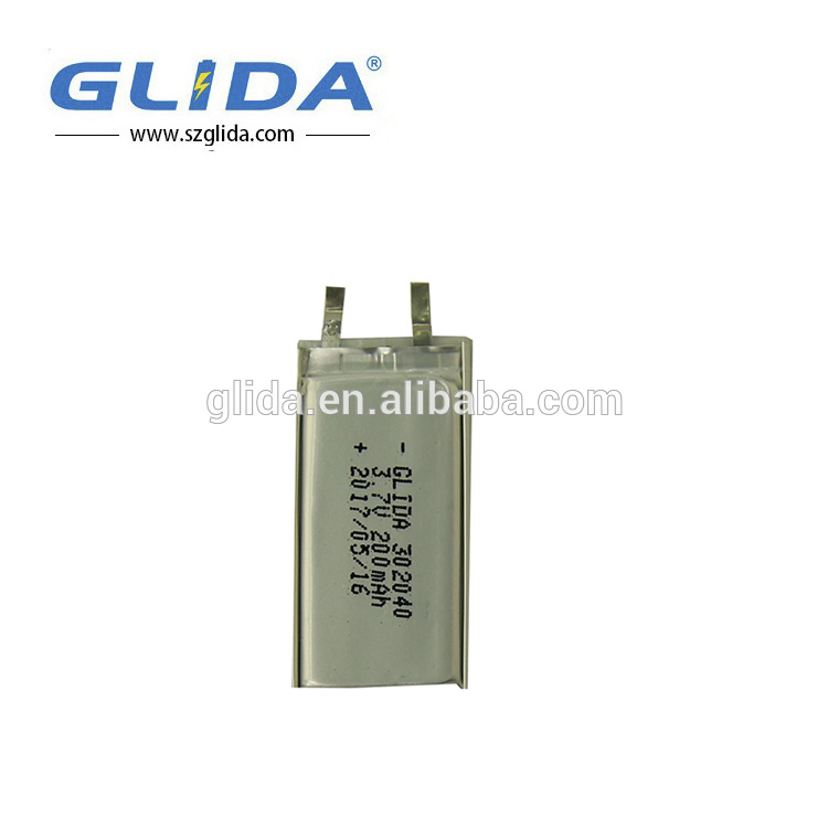 li-polymer Battery 302040 cells China Manufacturer