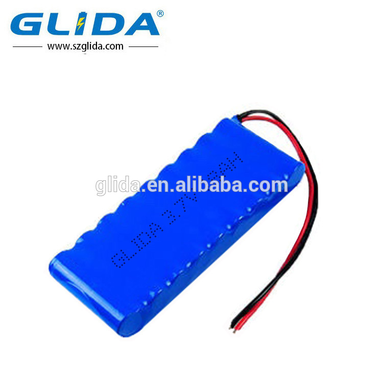China manufacturer 18650 cell battery lithium ion pack 3.7v 18000mah 1S9P China Manufacturer