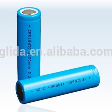 3.2v IFR li-ion Battery 18650 1300mAh China Manufacturer