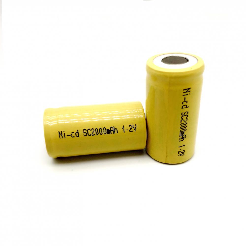 rechargeable nicd cylindrical 1.2V SC 2000mah 3000mah 3500mah China Manufacturer