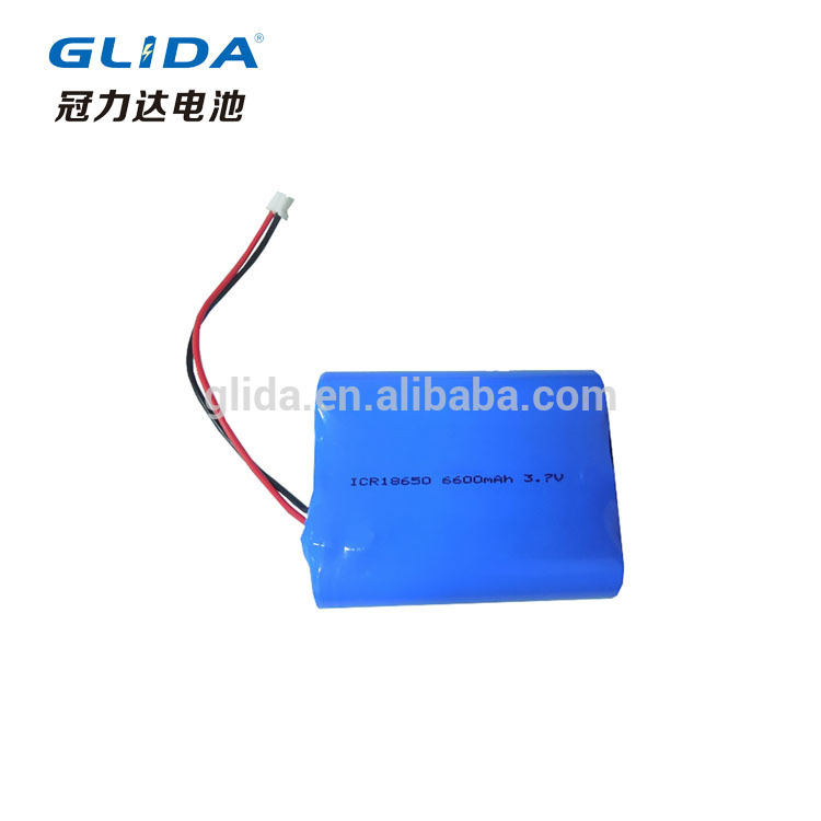 recharge 3.7V 6600mah lithium battery pack China Manufacturer