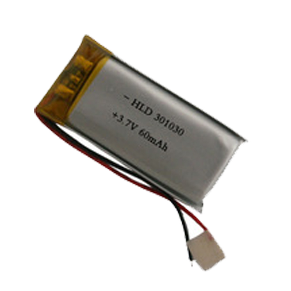 Custom 301030 60mAh 3.7V Li-po battery OEM China Manufacturer