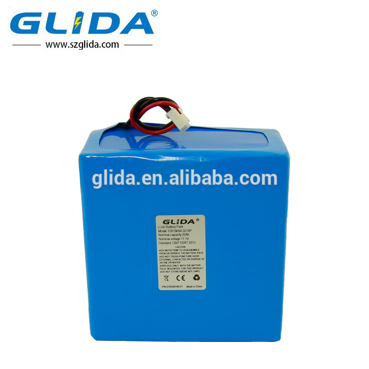 rechargeable li-ion battery pack 11.1V 20h 3S10P China Manufacturer