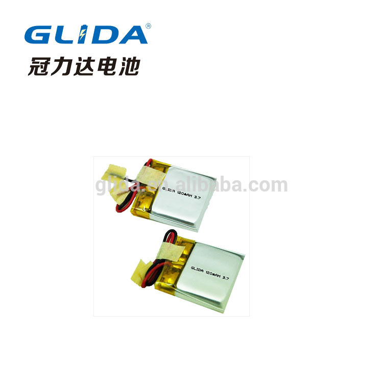 customizable 402020 3.7V 120mah lithium polymer battery China Manufacturer