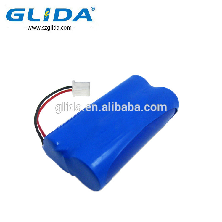 Rechargeable 18650 7.4v battery pack 2200mah nimh battery packs 2S1P China Manufacturer