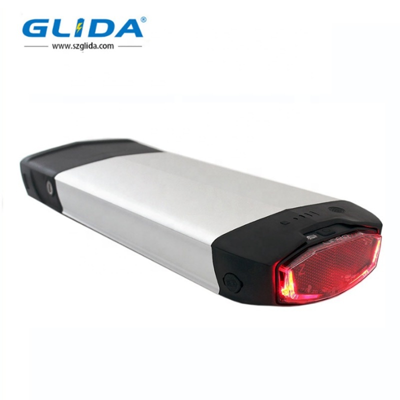 Ebike Battery 36V 48V Rear Rack Lithium Battery China Manufacturer