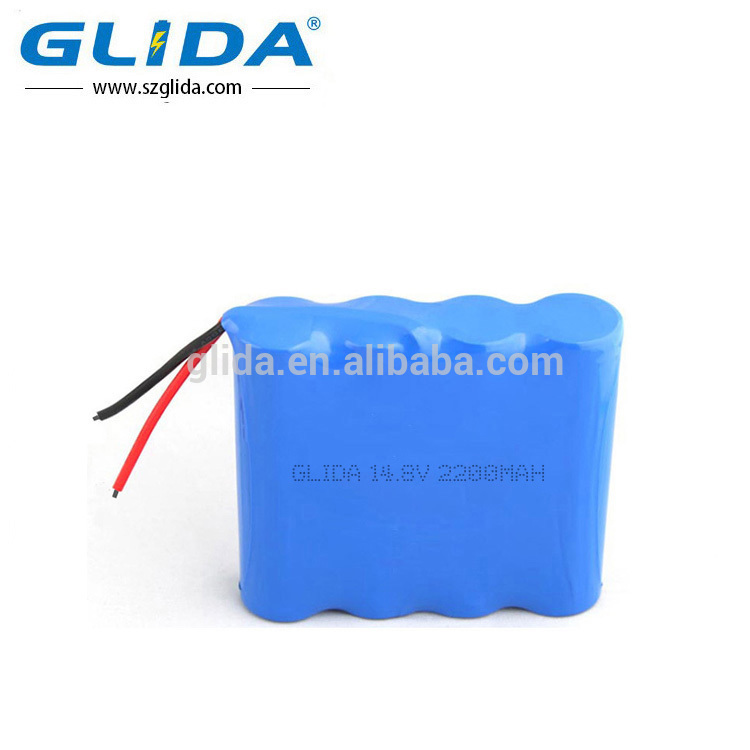 Rechargeable Li-ion 18650 4S1P 14.8V 2200mAh Lithium Ion Battery Pack China Manufacturer