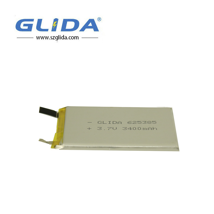 625385 3.7V 3400mAh Lithium Polymer Battery China Manufacturer