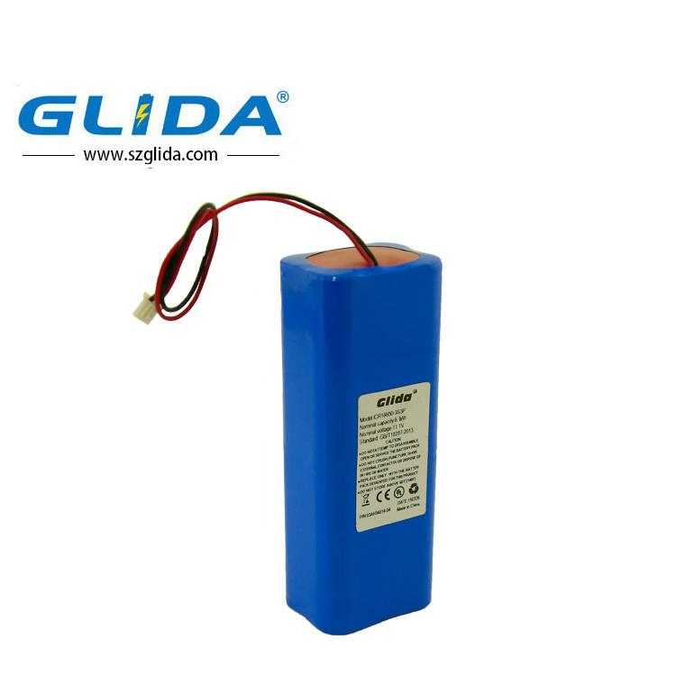 battery cell 3s3p icr 18650 11.1v 6600mah China Manufacturer