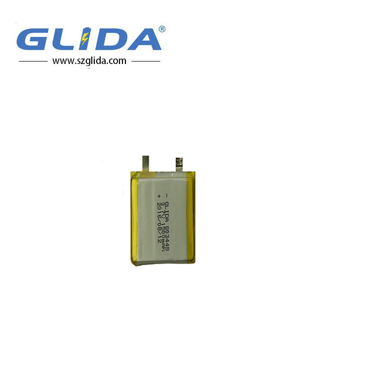 Li-po rechargeable 803448 3.7v 1500mAh li-polymer battery China Manufacturer