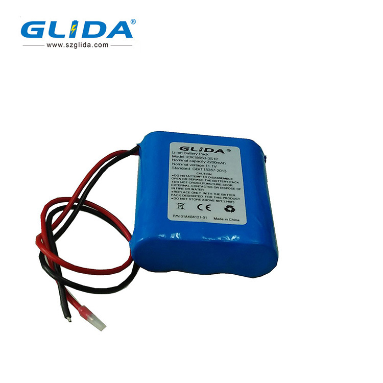 byd battery storage 3s1p icr 18650 11.1v li-ion battery pack 2200mah China Manufacturer