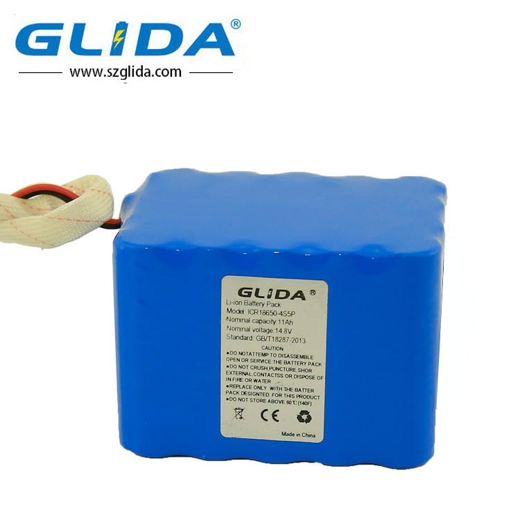 4S5P 14.8V 11Ah lithium battery pack with 18650 battery China Manufacturer