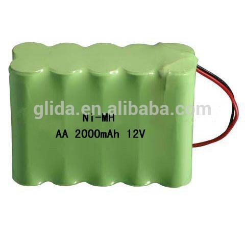 Ni-MH AA 12V 2000mAh BATTERY PACK China Manufacturer