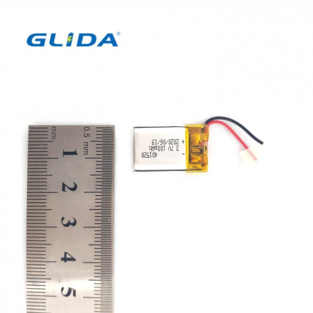 lithium polymer battery 401520 3.7V 100mah custom design China Manufacturer