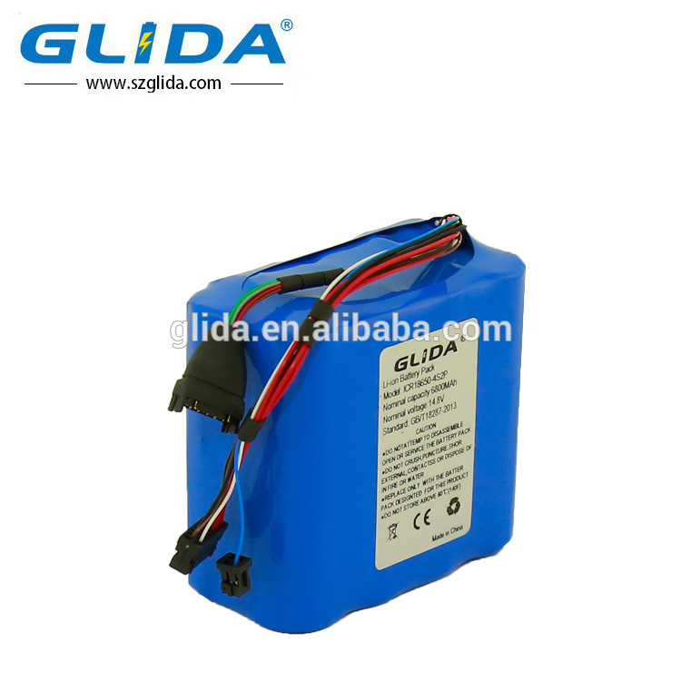 hot selling rechargeable 14.8V 4s2p battery pack China Manufacturer