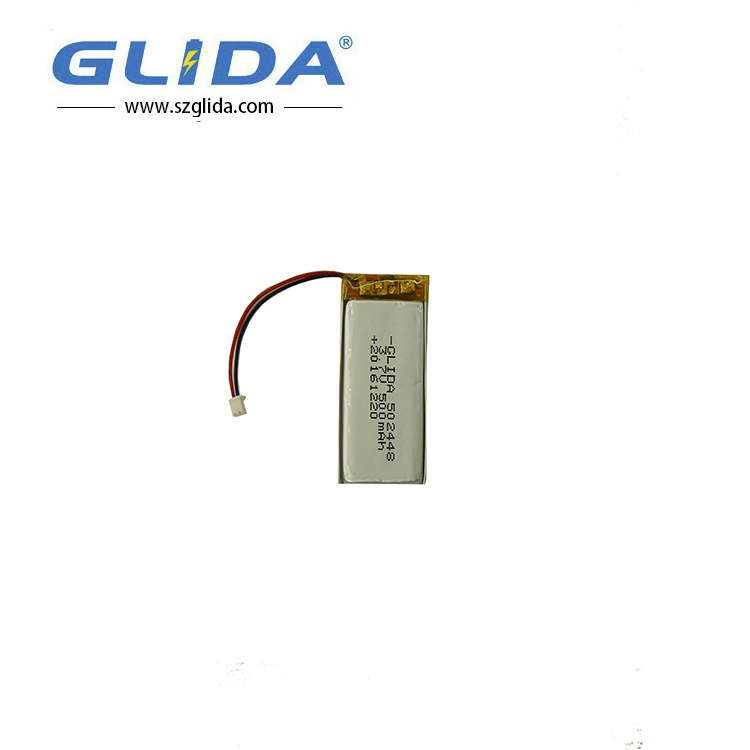 Customized 3.7V 500Mah Lipo Battery  502448 China Manufacturer