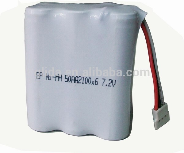 7.2V AA 2100mAh NiMH Battery Pack China Manufacturer