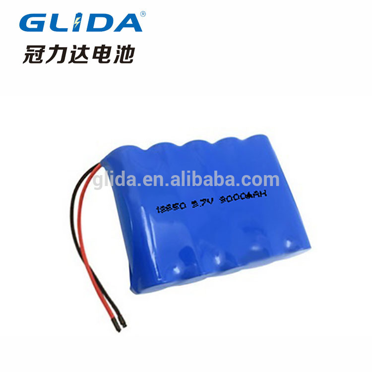 3.7V 9000mah 1s5p 18650 lithium battery pack China Manufacturer