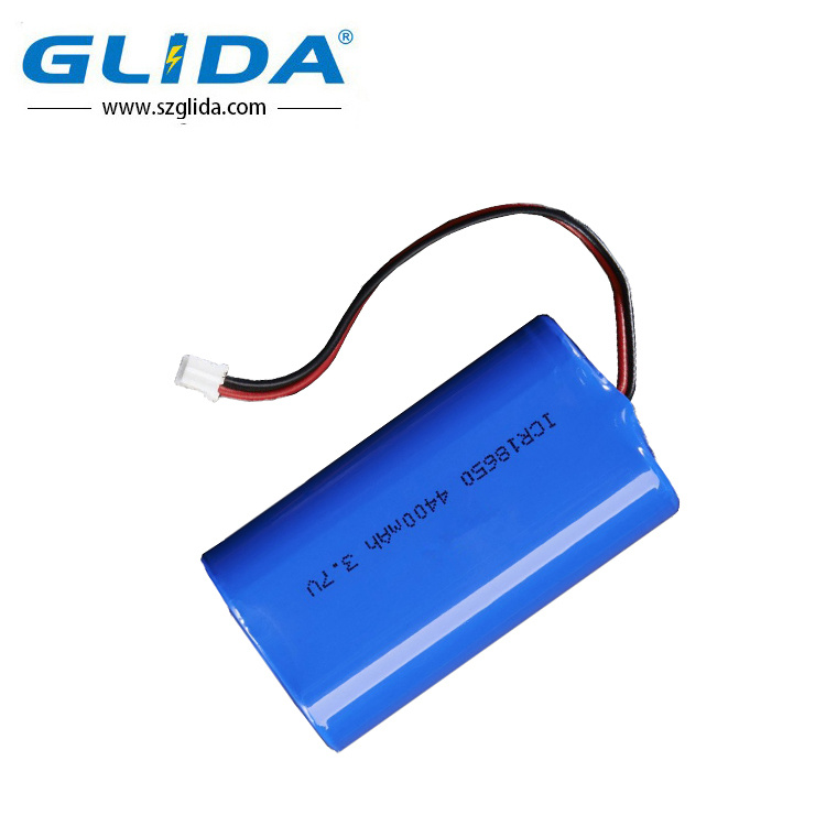Rechargeable 1s2p 18650 lithium iron 3.7v 4400mah battery pack China Manufacturer