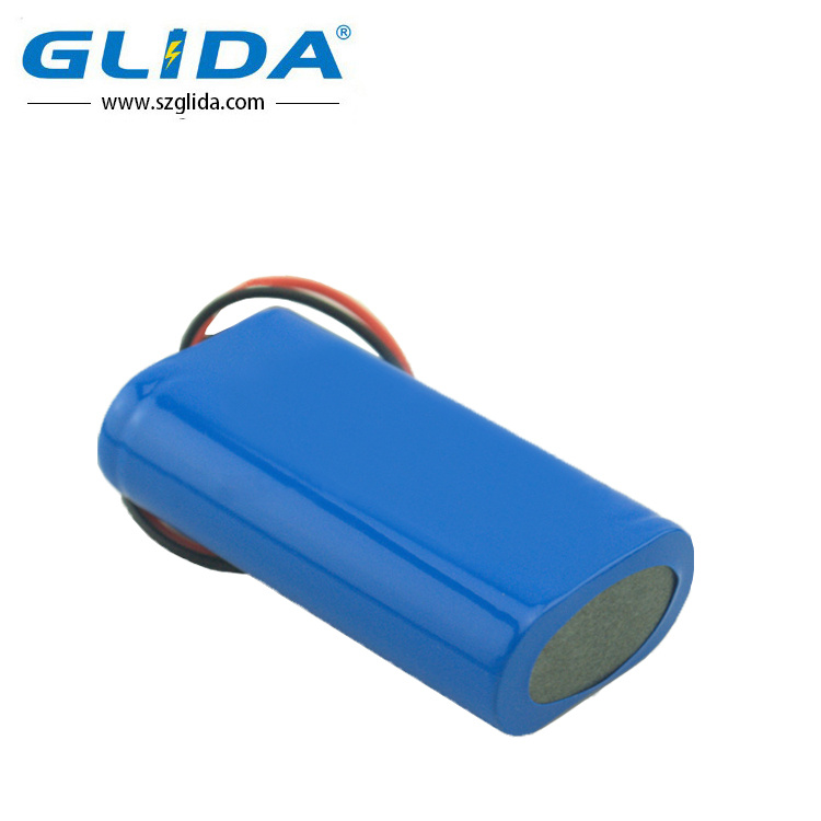 rechargeable battery pack 2s1p 7.4v 18650 customized capacity China Manufacturer
